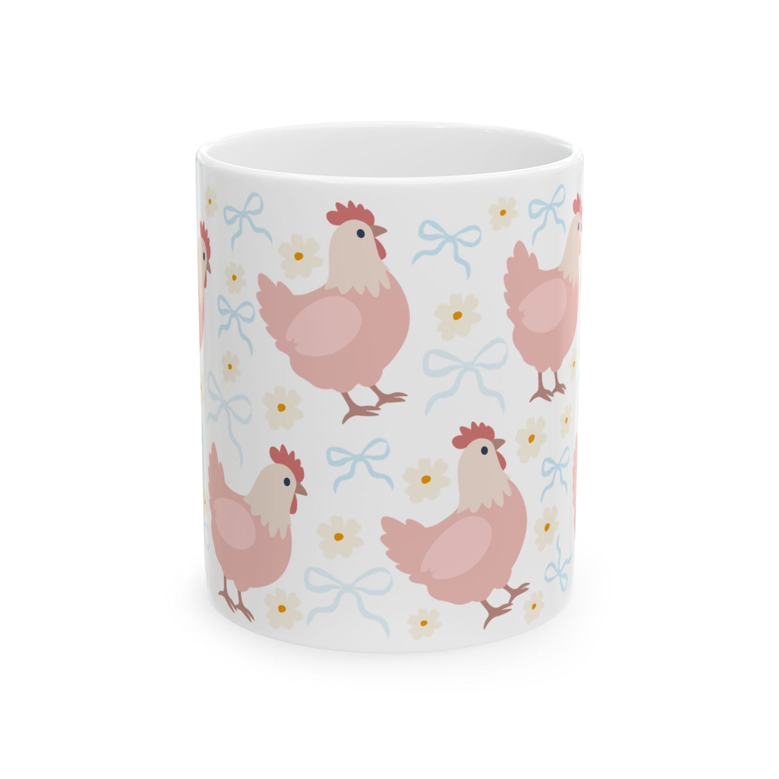 Coquette Chicken Cute Mug Coffee Cup (11oz & 15oz) - Sydney So Sweet