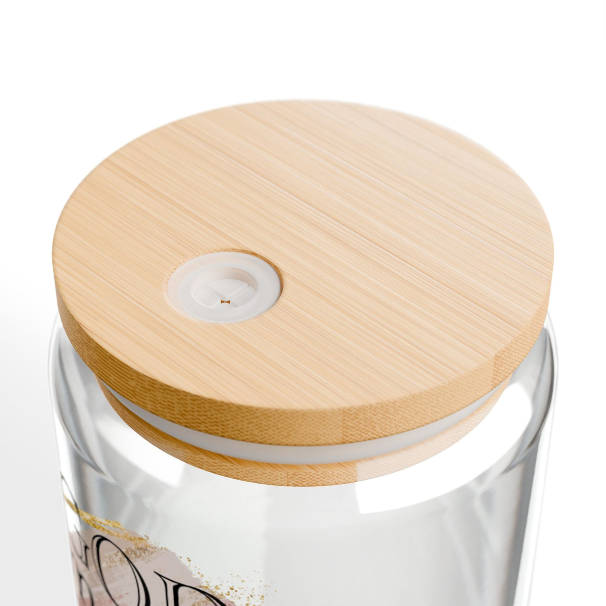 God Makes His People Strong Psalm 29:11 Christian Tumbler Sipper Glass 16oz — Reusable Drink Jar with Lid & Straw