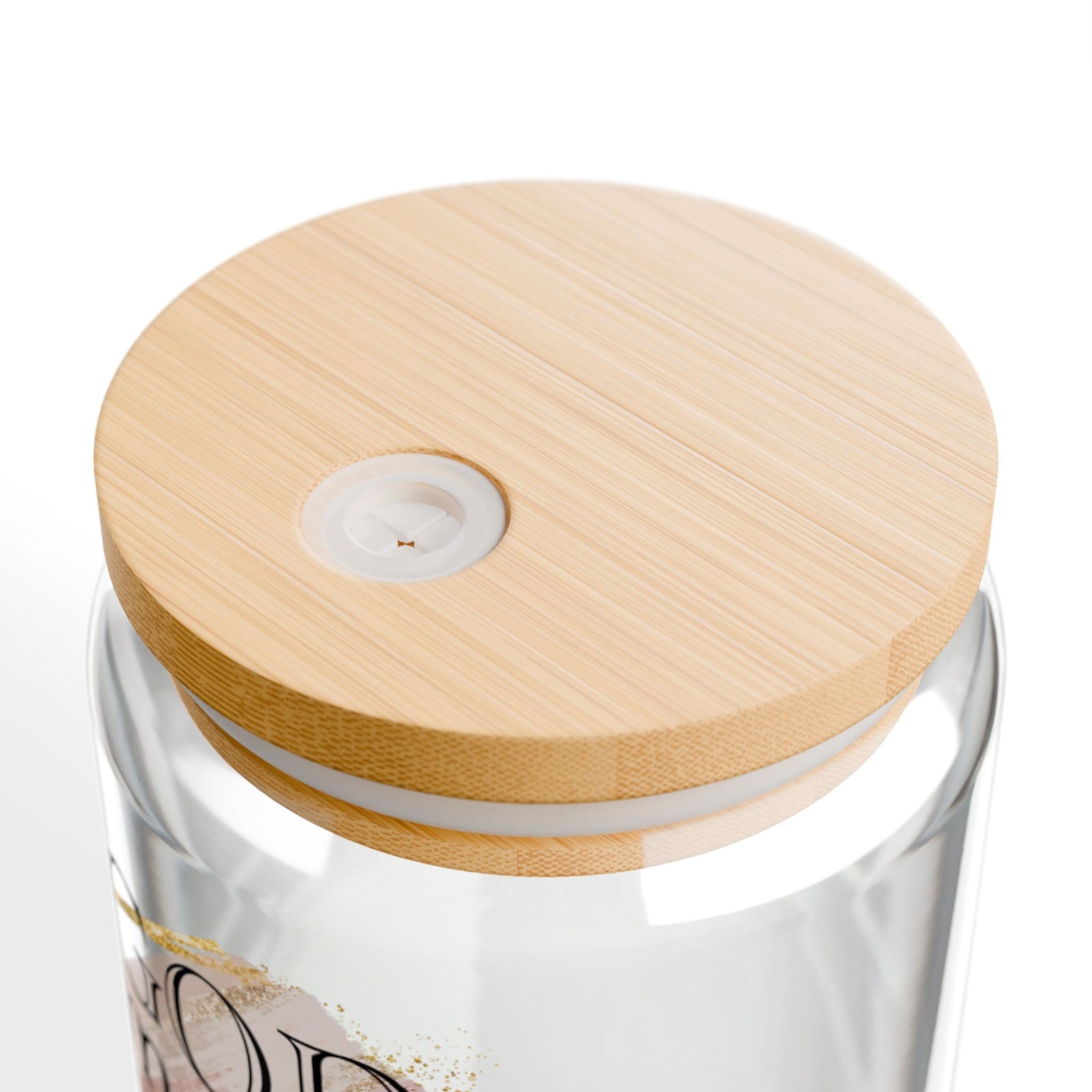 God Makes His People Strong Psalm 29:11 Christian Tumbler Sipper Glass 16oz — Reusable Drink Jar with Lid & Straw