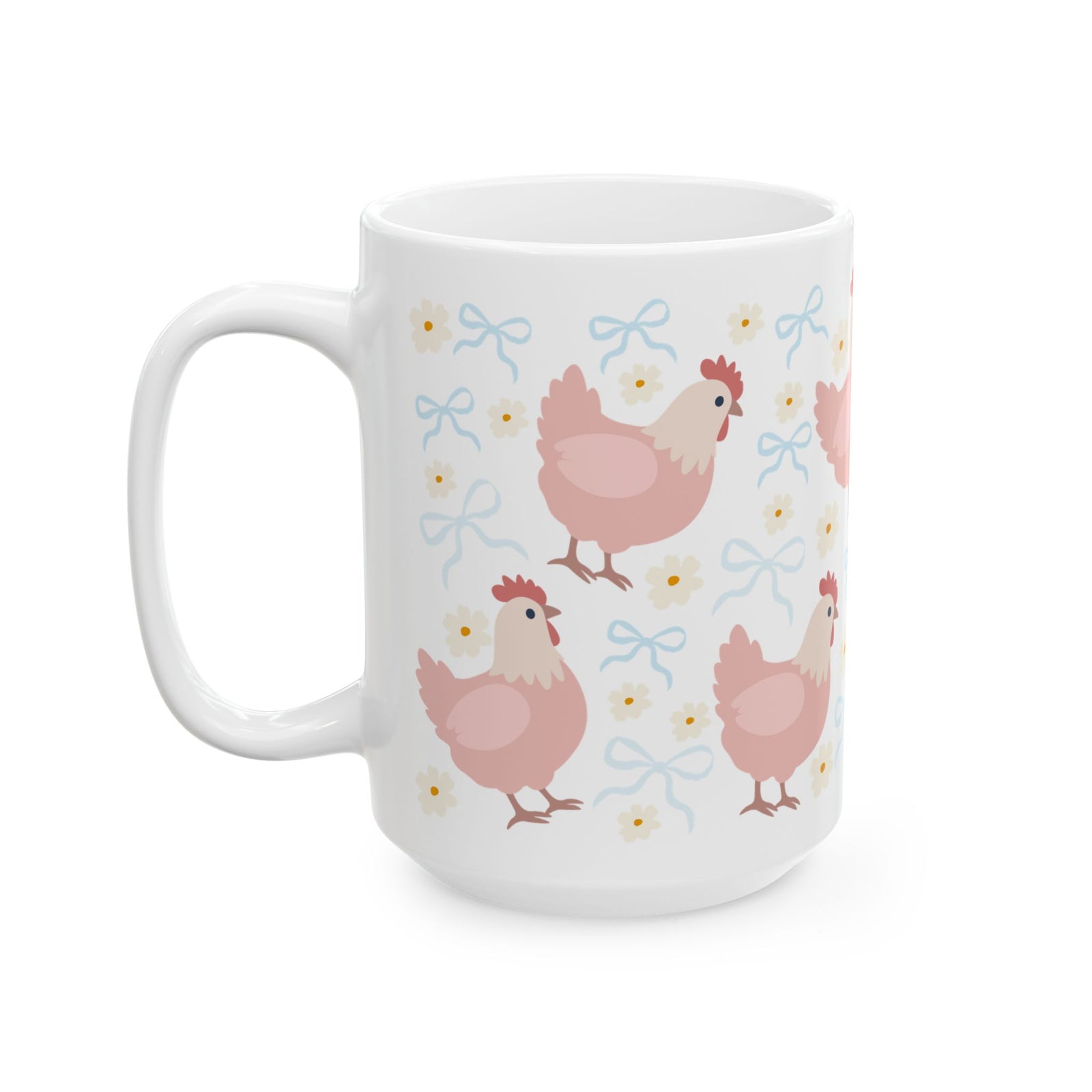 Coquette Chicken Cute Mug Coffee Cup (11oz & 15oz) - Sydney So Sweet