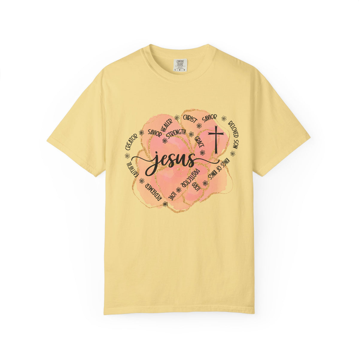Jesus Strength & Grace Christian Graphic T-Shirt Unisex Short Sleeve Tee - Sydney So Sweet