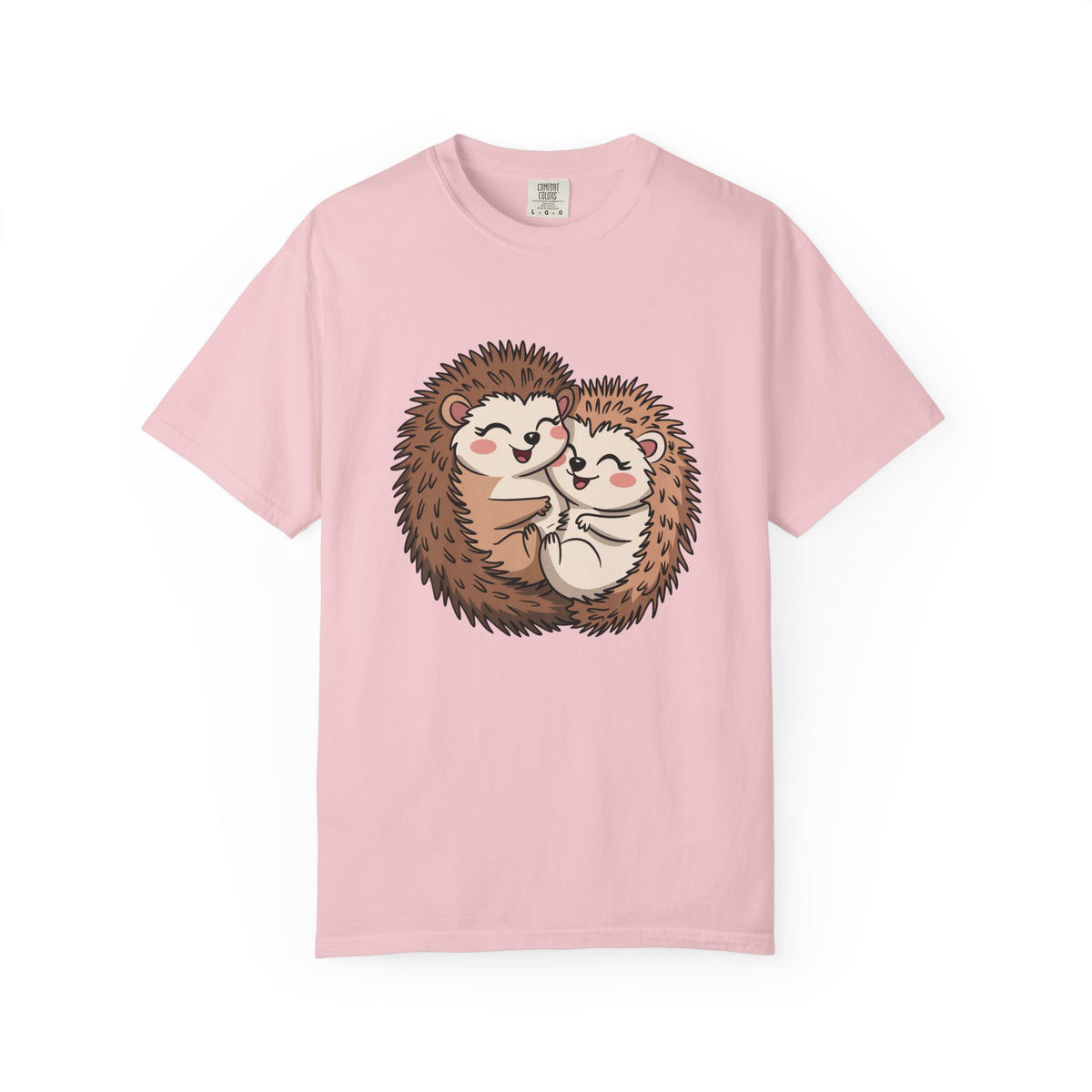 Hedgehog Hug Graphic T-Shirt Unisex Short Sleeve Tee - Sydney So Sweet