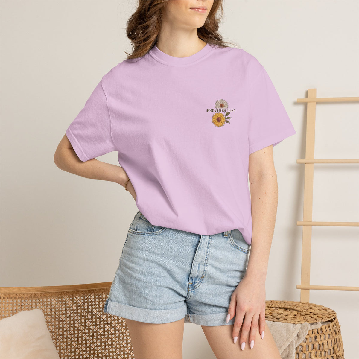 Kind Words are Like Honey T-Shirt Proverbs Bee Floral Tee