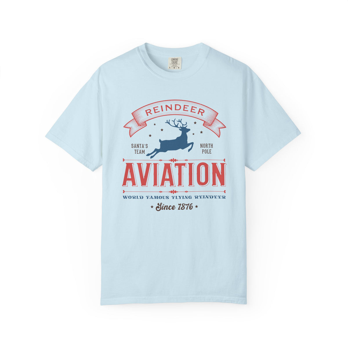 Reindeer Aviation Holiday Tee Vintage Charm Unisex Christmas T-Shirt - Sydney So Sweet
