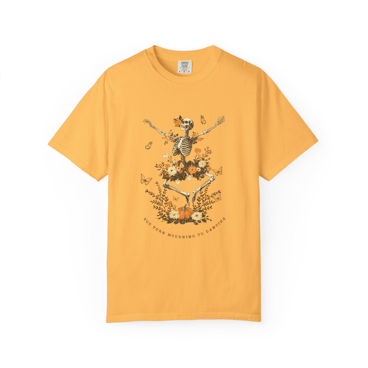 You Turn Mourning into Dancing T-Shirt Dancing Skeleton Halloween Christian Tee