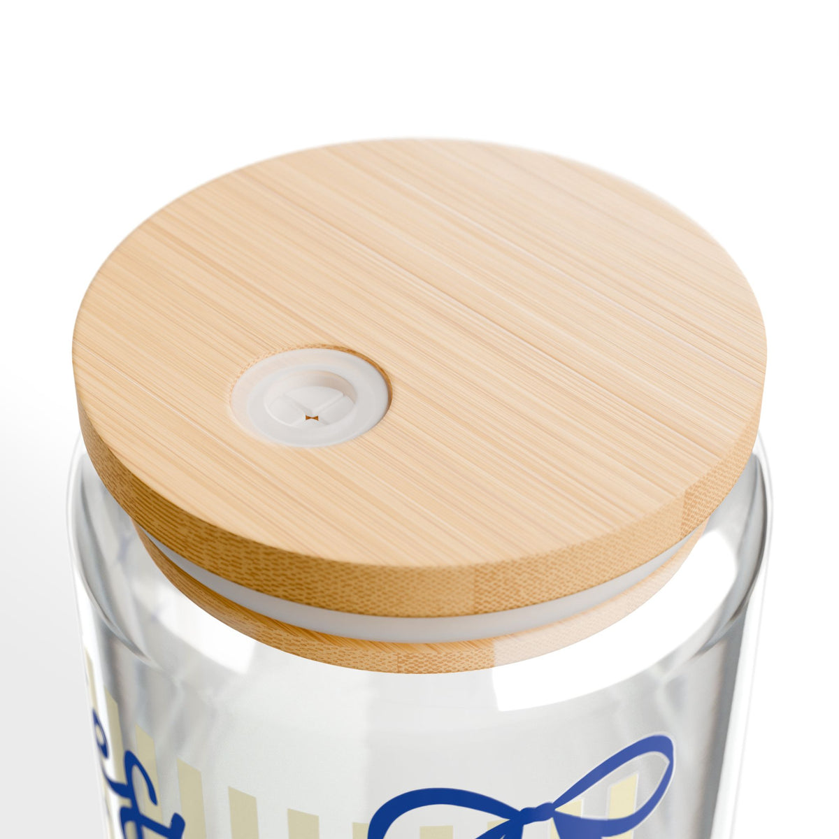 Jesus Loves You Sipper Glass Sipper Glass 16oz Reusable Drink Jar with Lid & Straw