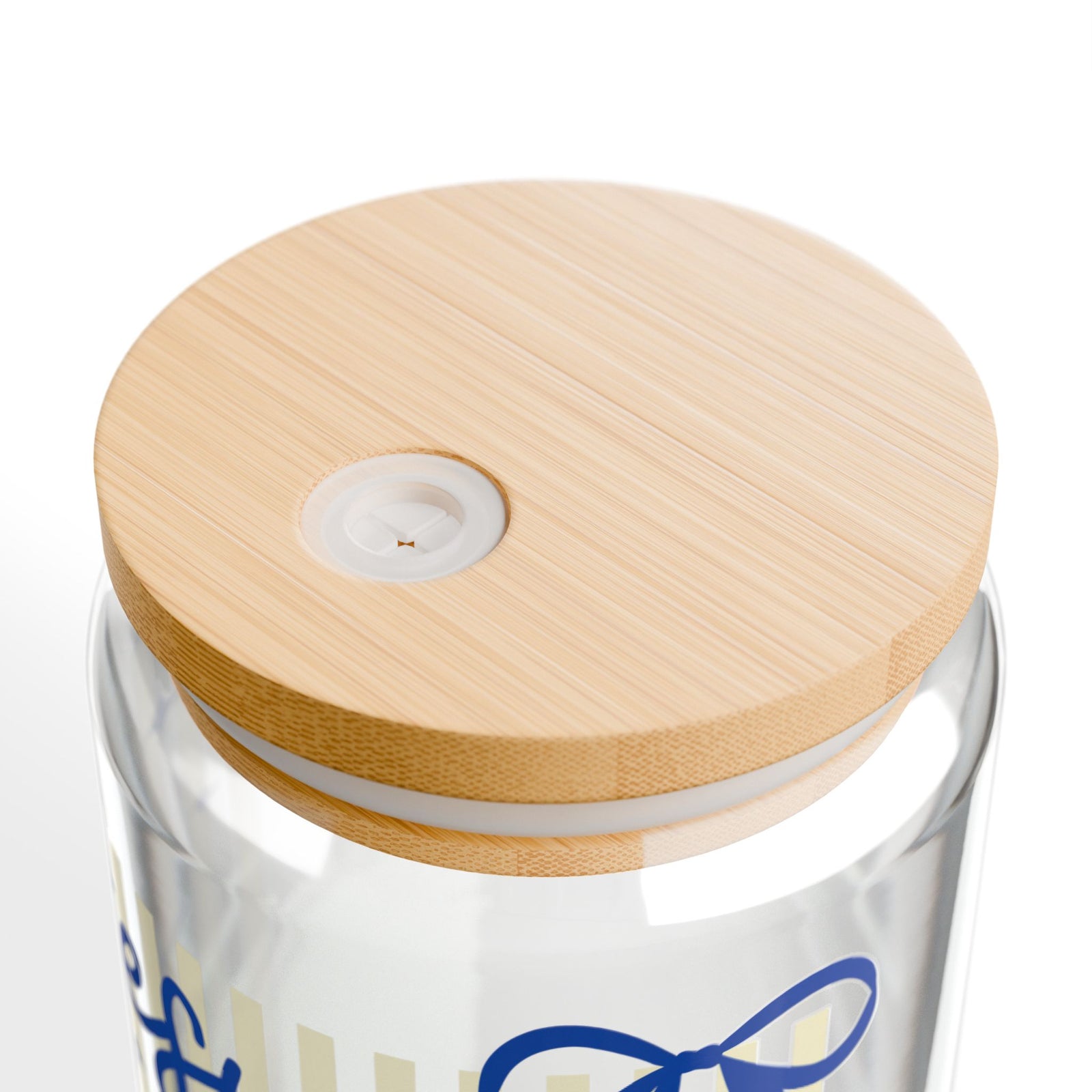 Jesus Loves You Sipper Glass Sipper Glass 16oz Reusable Drink Jar with Lid & Straw