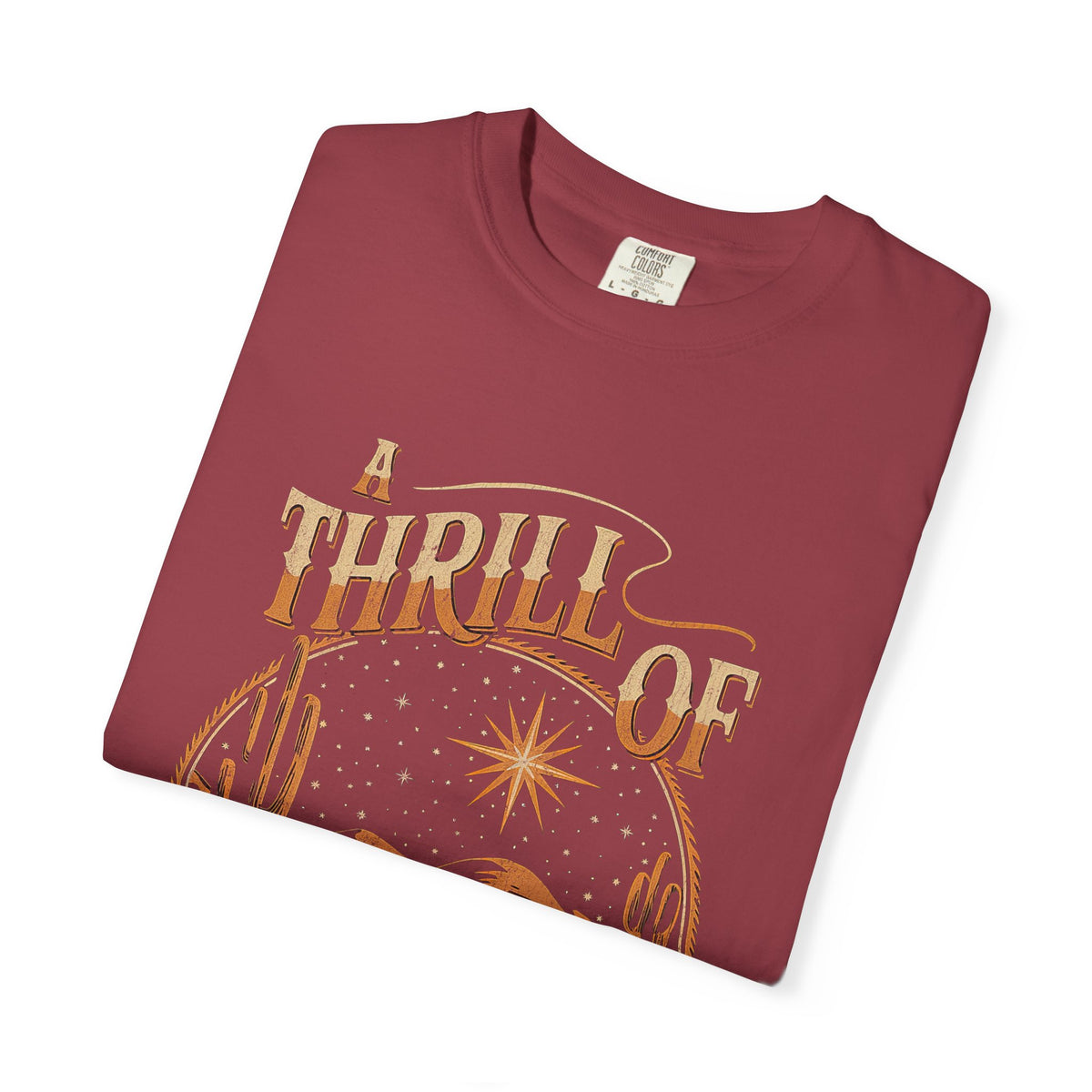 A Thrill of Hope Christmas Eve Distressed T-Shirt Christian Graphic Tee