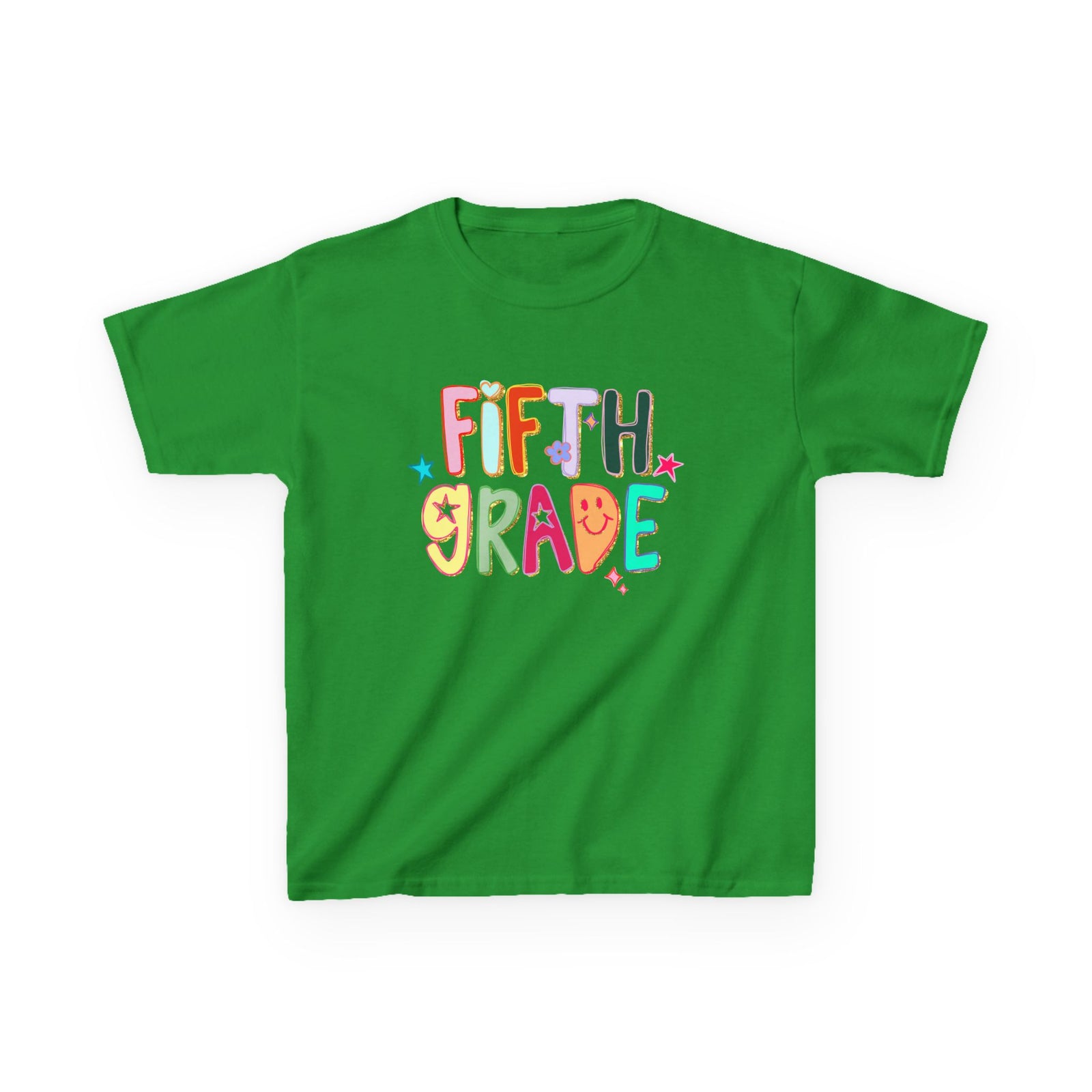 Fifth Grade Kids T-Shirt Cute & Colorful Back to School 5th Grade Tee