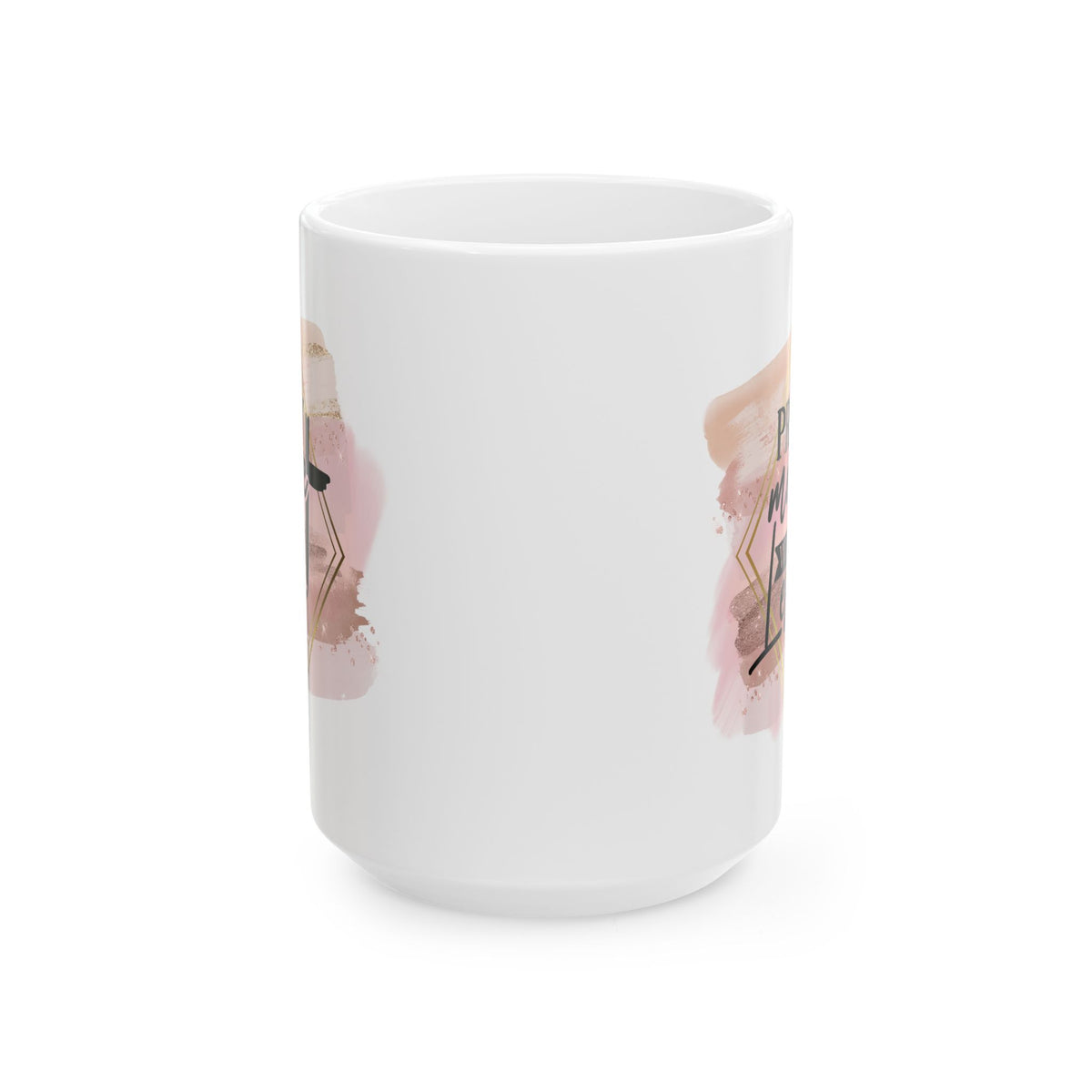 Pray More Worry Less Christian Inspirational Ceramic Mug (11oz, 15oz)