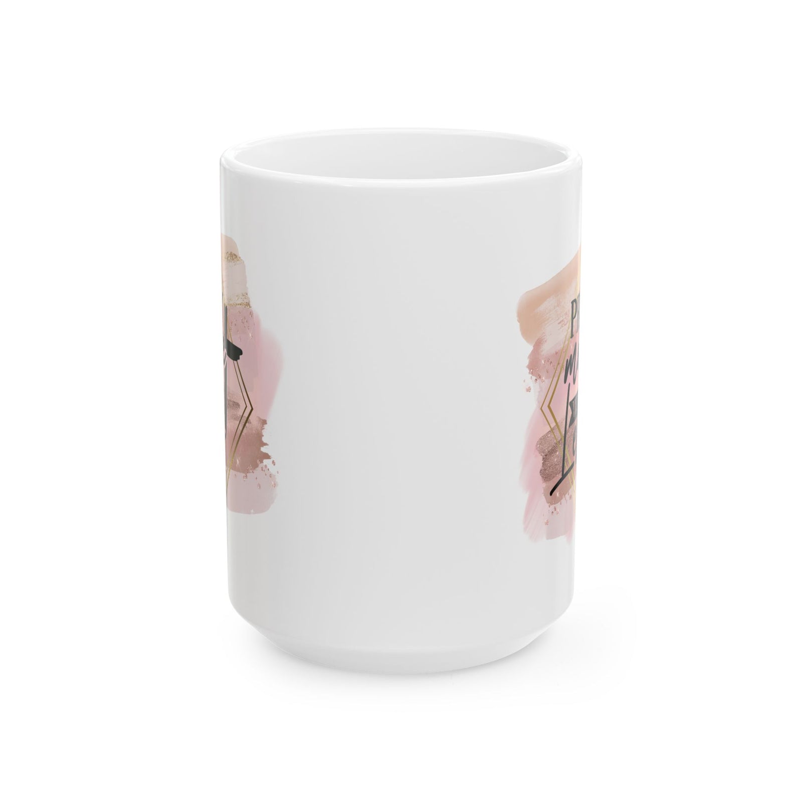 Pray More Worry Less Christian Inspirational Ceramic Mug (11oz, 15oz)