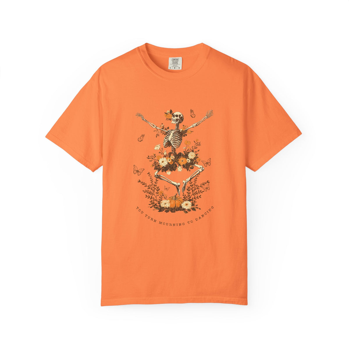 You Turn Mourning into Dancing T-Shirt Dancing Skeleton Halloween Christian Tee
