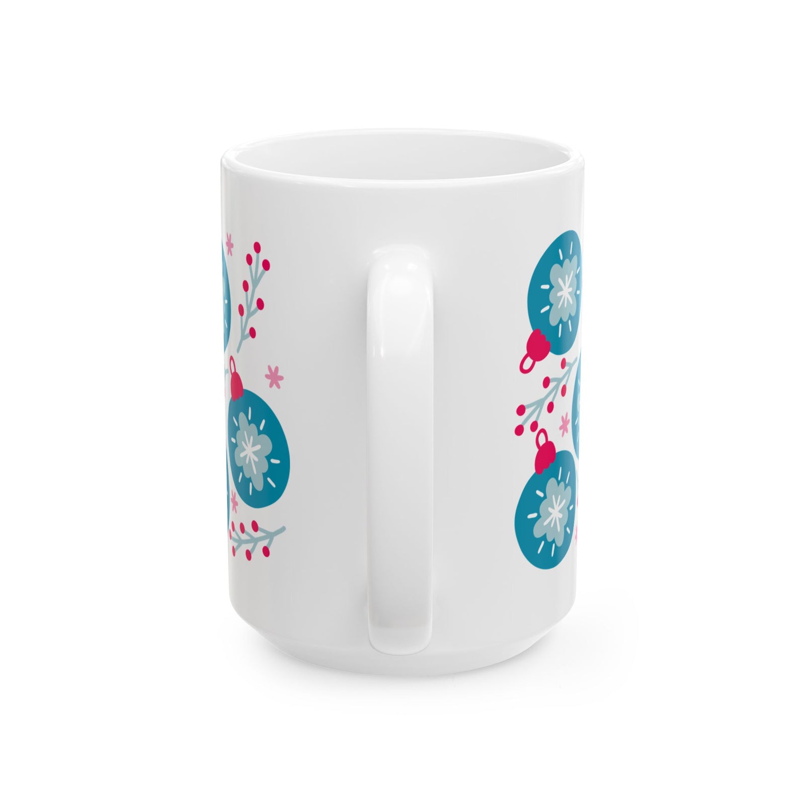 Opulent Ornaments Christmas Ceramic Mug Coffee Cup (11oz & 15oz)