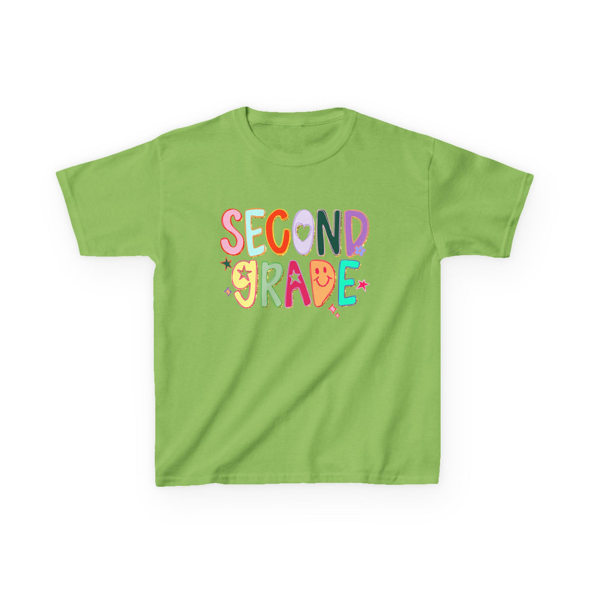Second Grade Kids T-Shirt Cute & Colorful Back to School 2nd Grade Tee