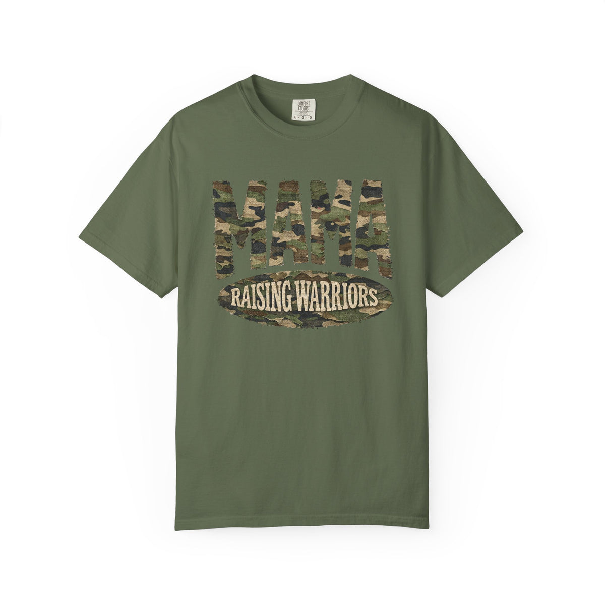 Mama Raising Warriors T-Shirt Camo Mom Graphic Tee