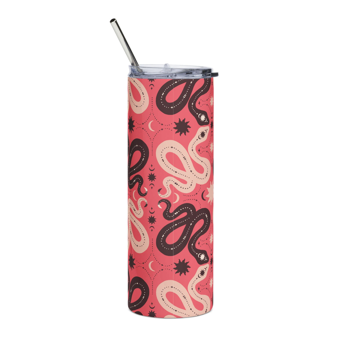 Celestial Snake 20oz Floral Stainless Tumbler Insulated Travel Cup - Sydney So Sweet