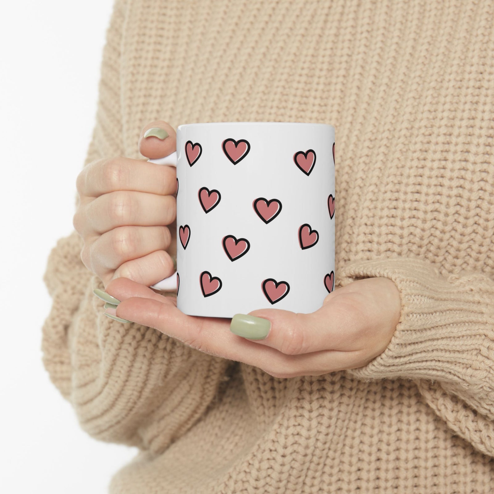 Believe Worship Love Cute Ceramic Mug Coffee Cup (11oz & 15oz)