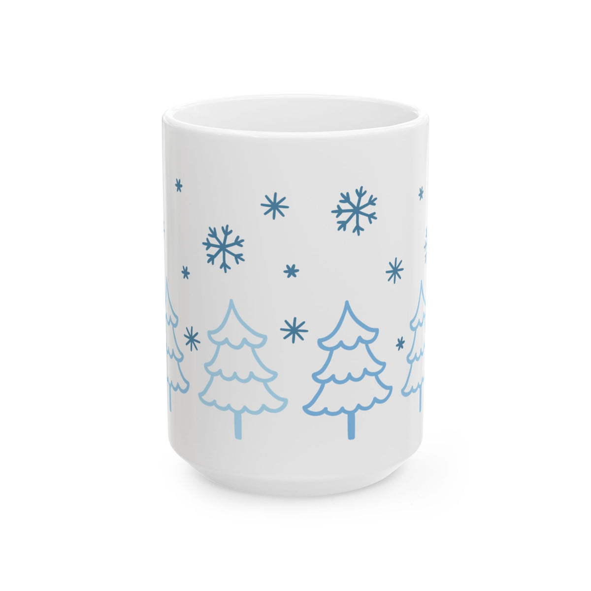 Snow Day Winter Christmas Ceramic Mug Coffee Cup (11oz & 15oz)