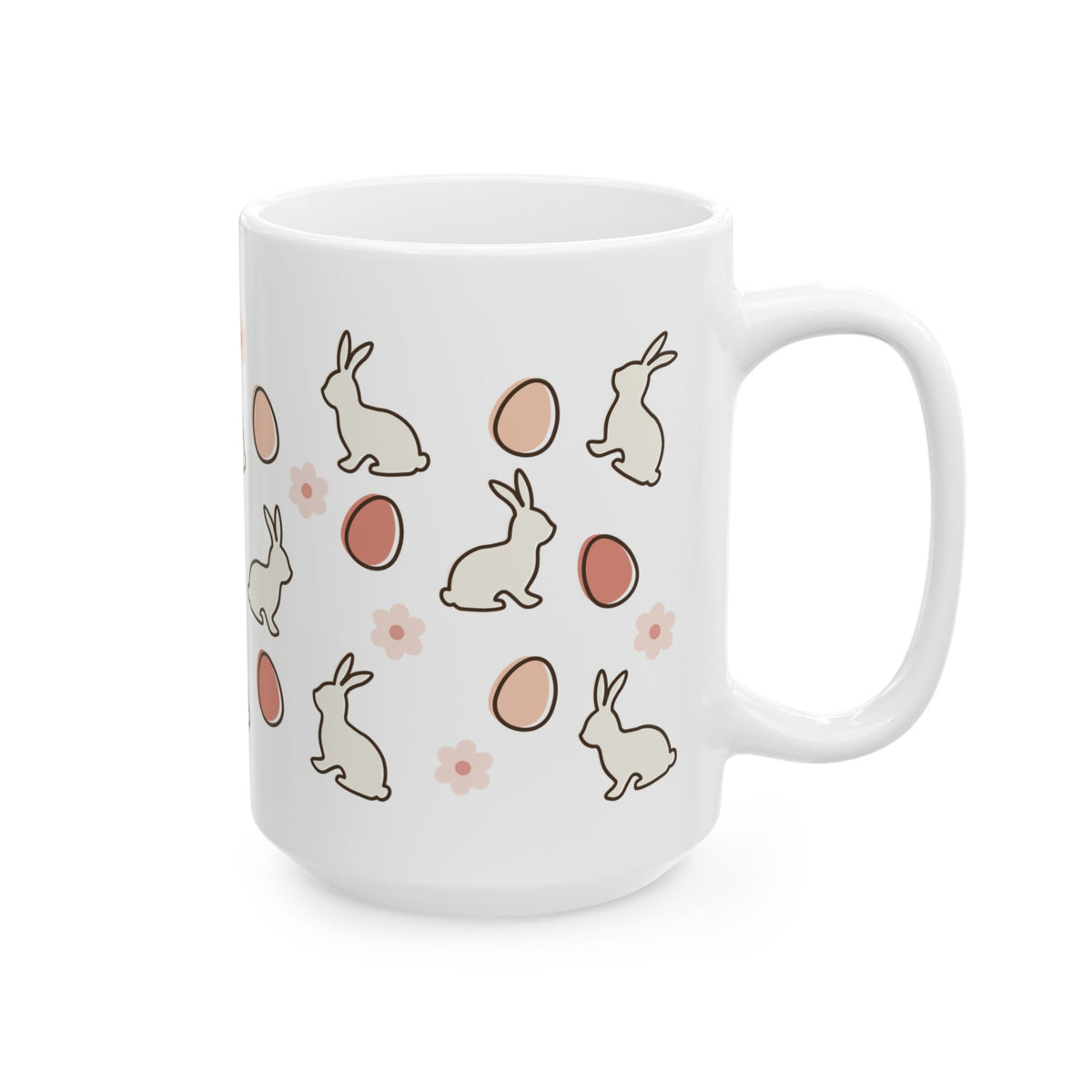 Sweet Bunny Cute Ceramic Mug Coffee Cup (11oz & 15oz)