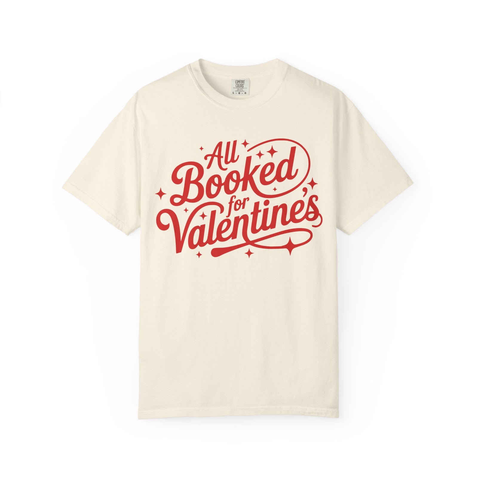 All Booked For Valentine's Book Lovers Graphic T-Shirt Unisex Short Sleeve Tee - Sydney So Sweet