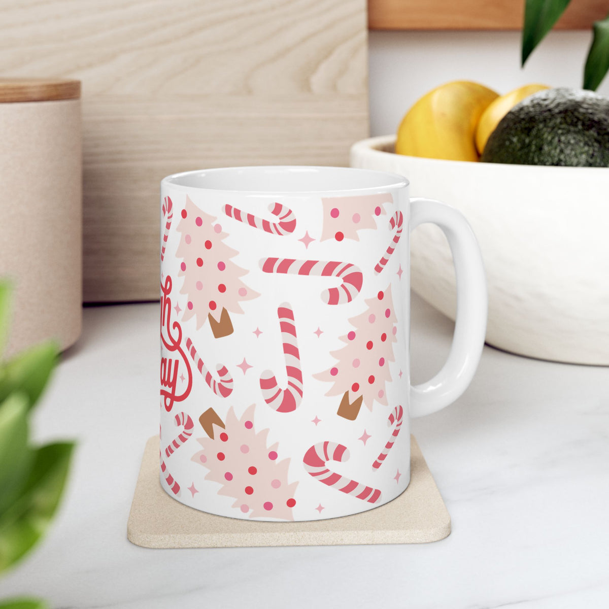 Sleigh All Day Christmas Ceramic Mug Coffee Cup (11oz & 15oz)