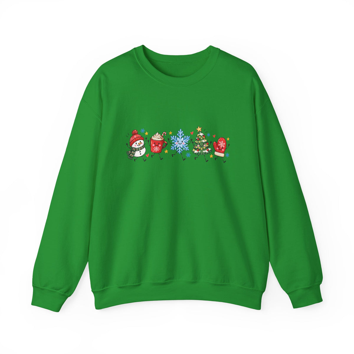Winter Doodles Christmas Crewneck Women's Sweatshirt