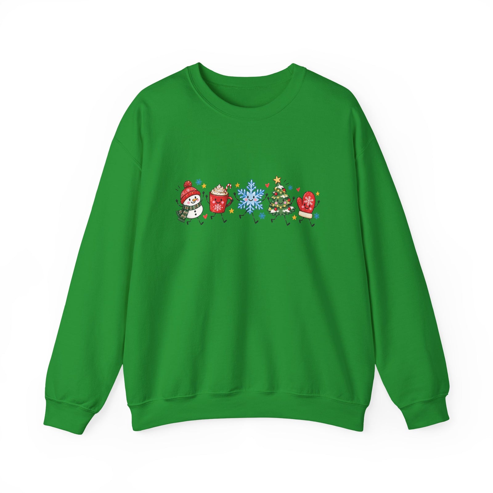 Winter Doodles Christmas Crewneck Women's Sweatshirt