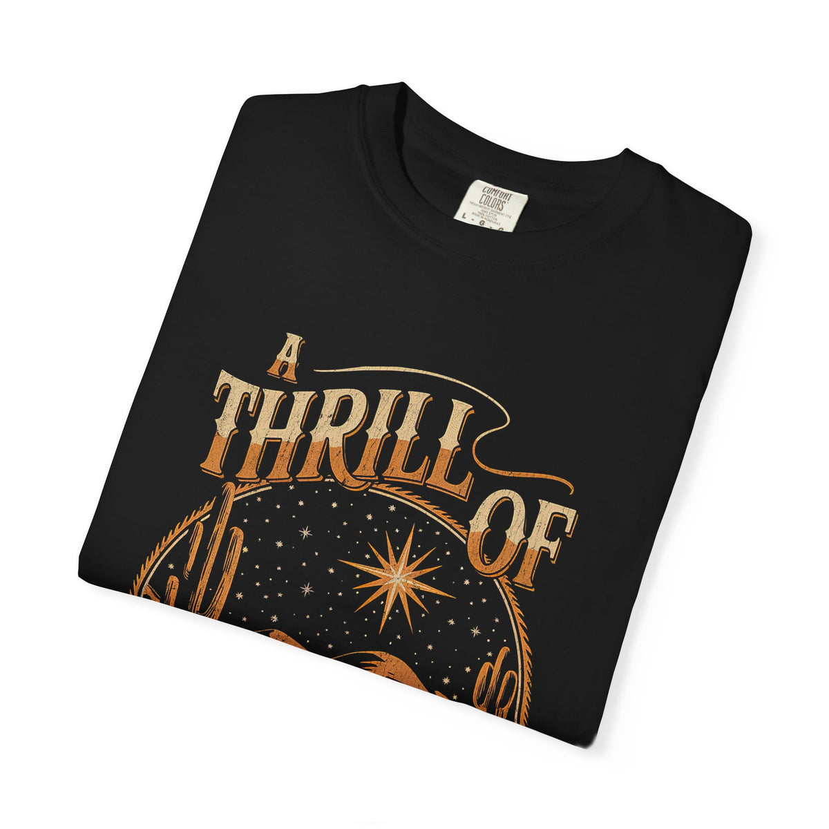 A Thrill of Hope Christmas Eve Distressed T-Shirt Christian Graphic Tee