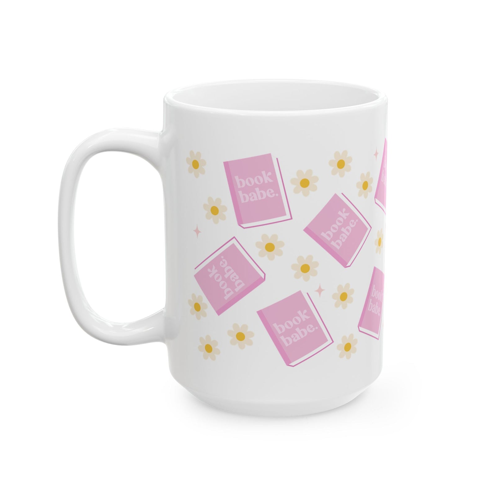 Book Babe Cute Ceramic Mug Coffee Cup (11oz & 15oz) - Sydney So Sweet