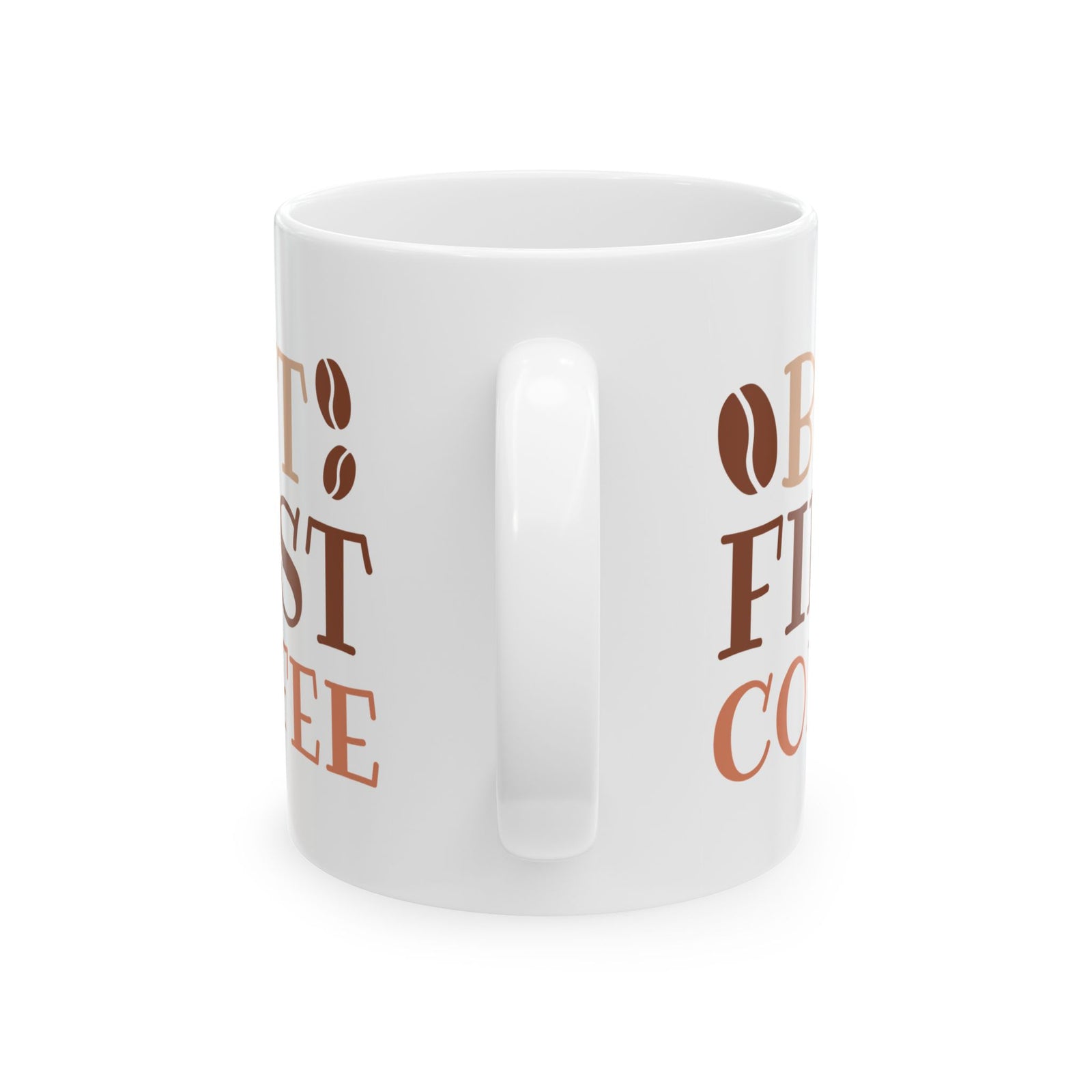Best First Coffee Cute Ceramic Mug Coffee Cup (11oz & 15oz)