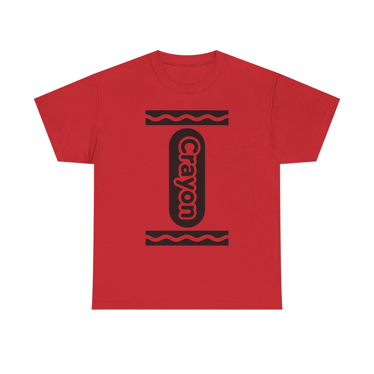 Crayon Costume Tee Retro Crayon Graphic T-Shirt