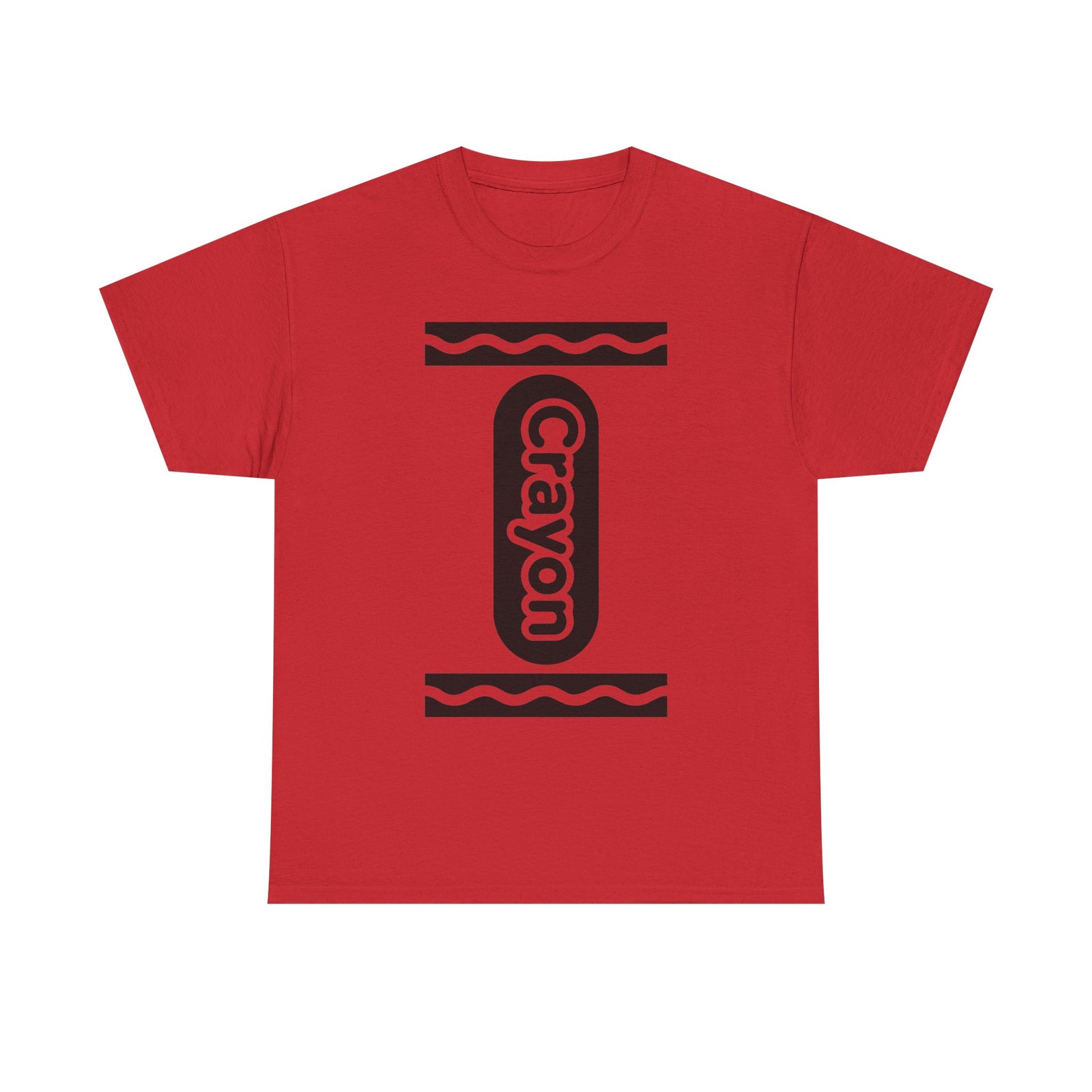 Crayon Costume Tee Retro Crayon Graphic T-Shirt