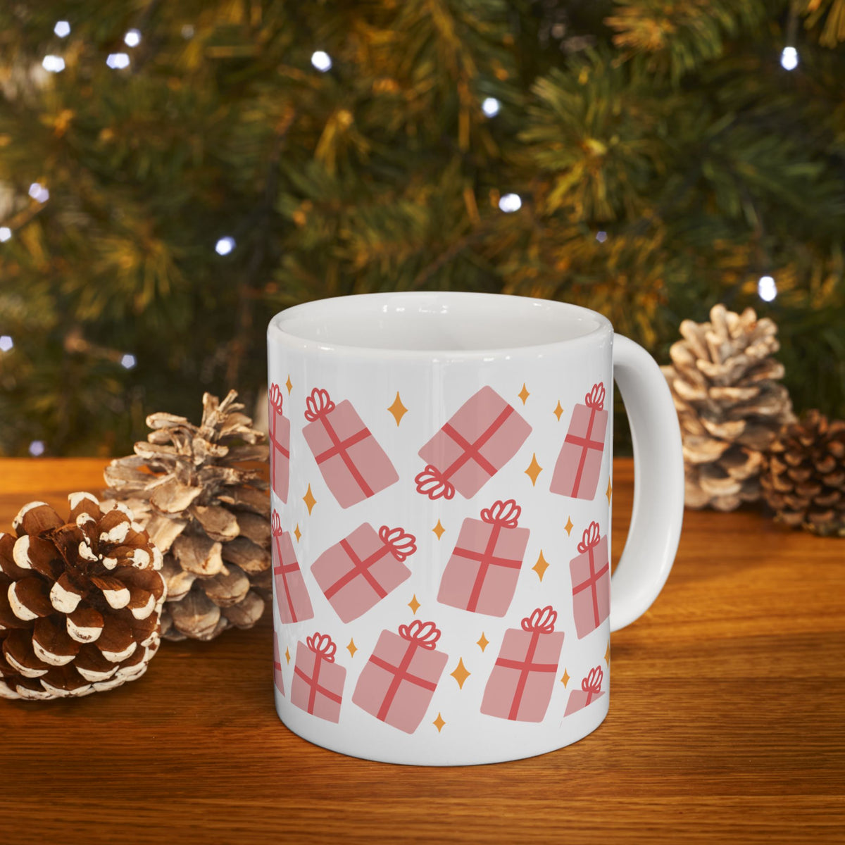 Pretty Christmas Gifts Ceramic Mug Coffee Cup (11oz & 15oz)