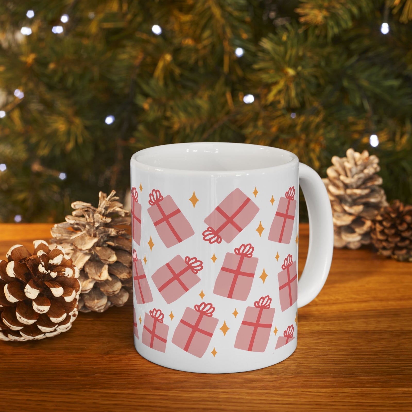 Pretty Christmas Gifts Ceramic Mug Coffee Cup (11oz & 15oz)
