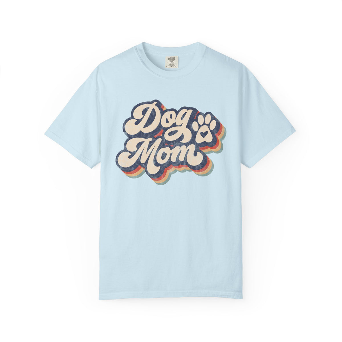 Retro Distressed Dog Mom T-Shirt Cute Dog Lover Tee