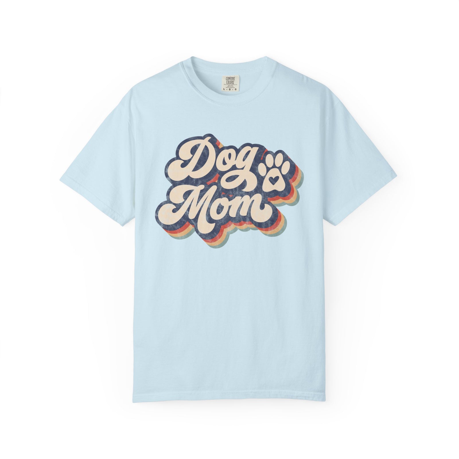 Retro Distressed Dog Mom T-Shirt Cute Dog Lover Tee