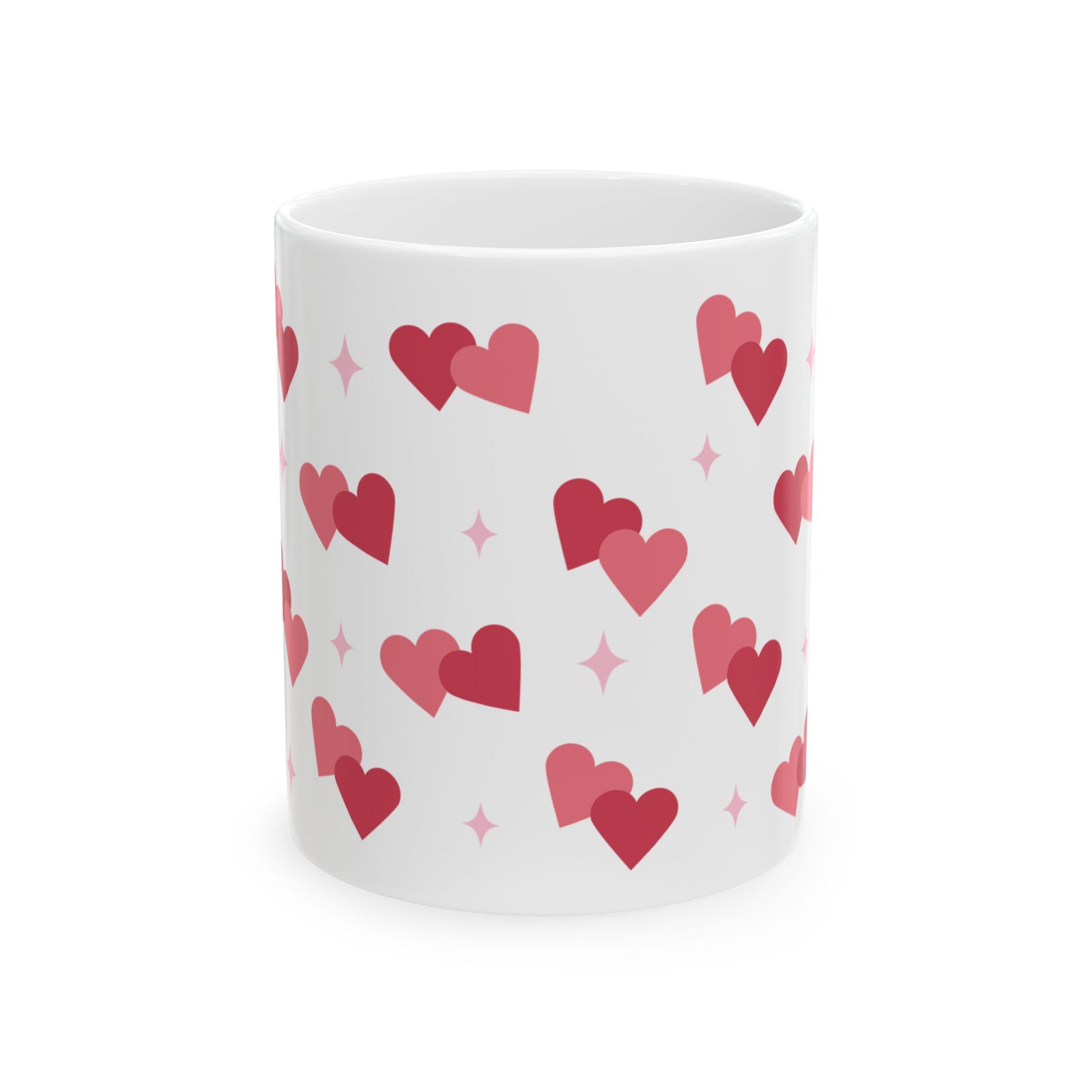 Lovey Dovey Heart Valentine Mug — Cute Valentine’s Day Coffee Cup (11oz & 15oz) - Sydney So Sweet