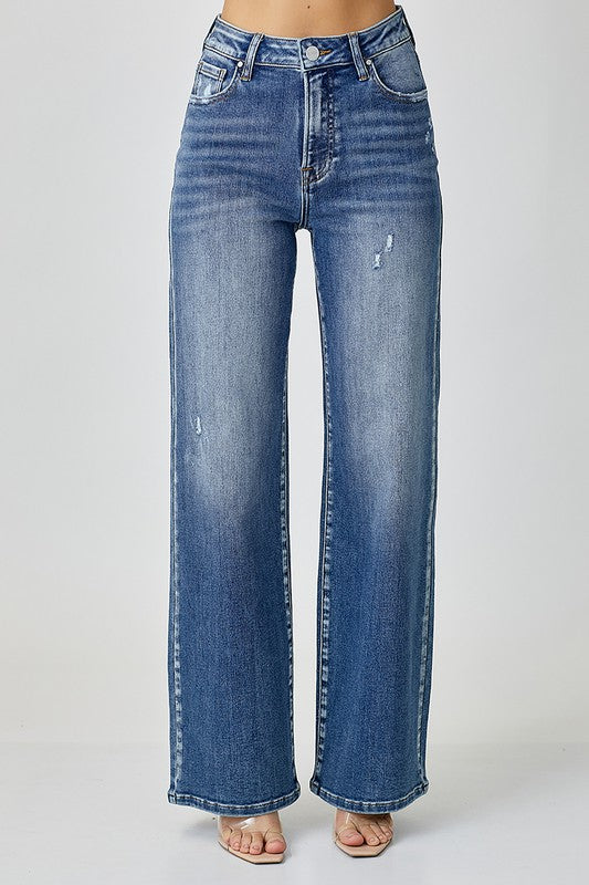 RISEN High Waist Jeans with Pockets - Sydney So Sweet