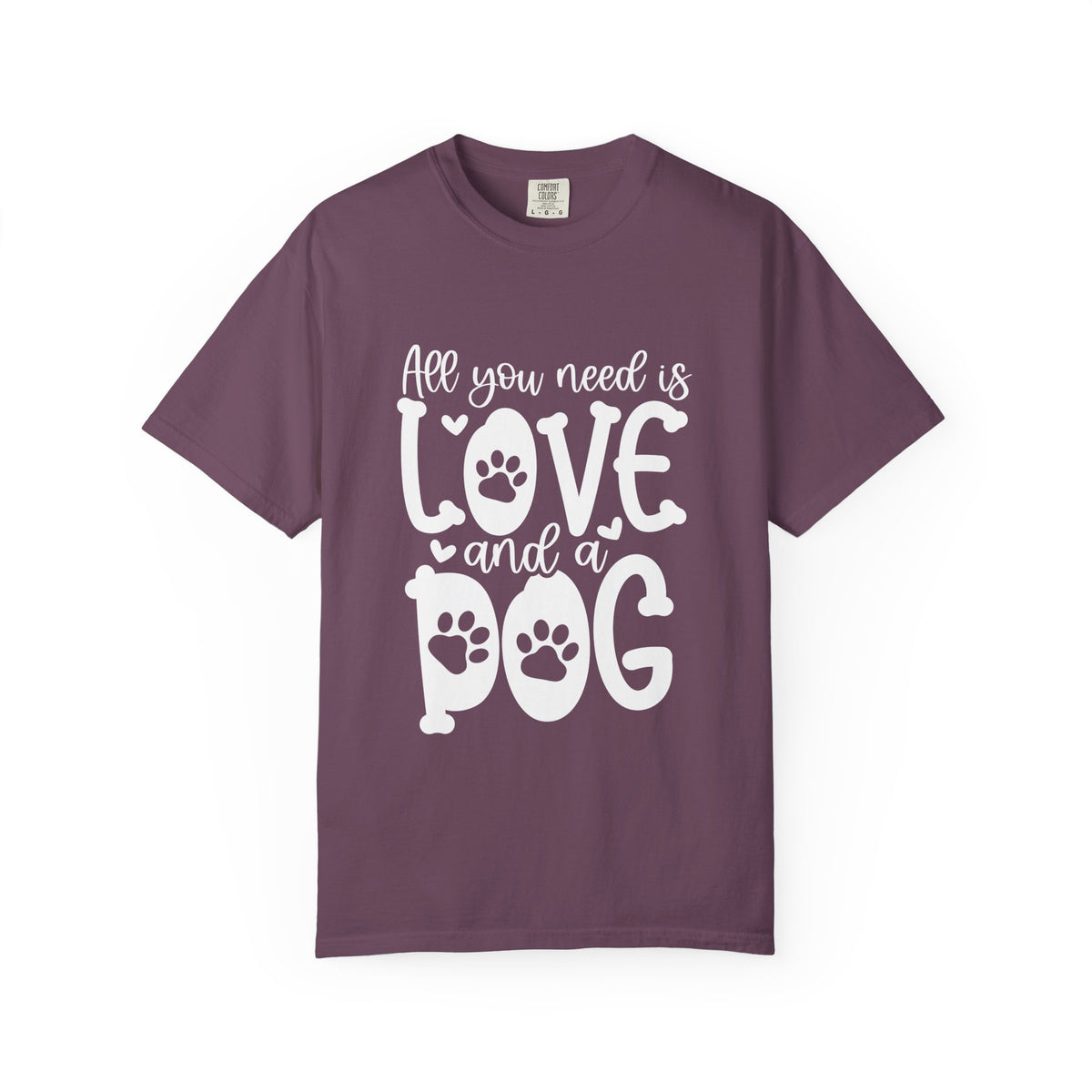 All You Need Is Love and a Dog Mom T-Shirt Cute Graphic Tee
