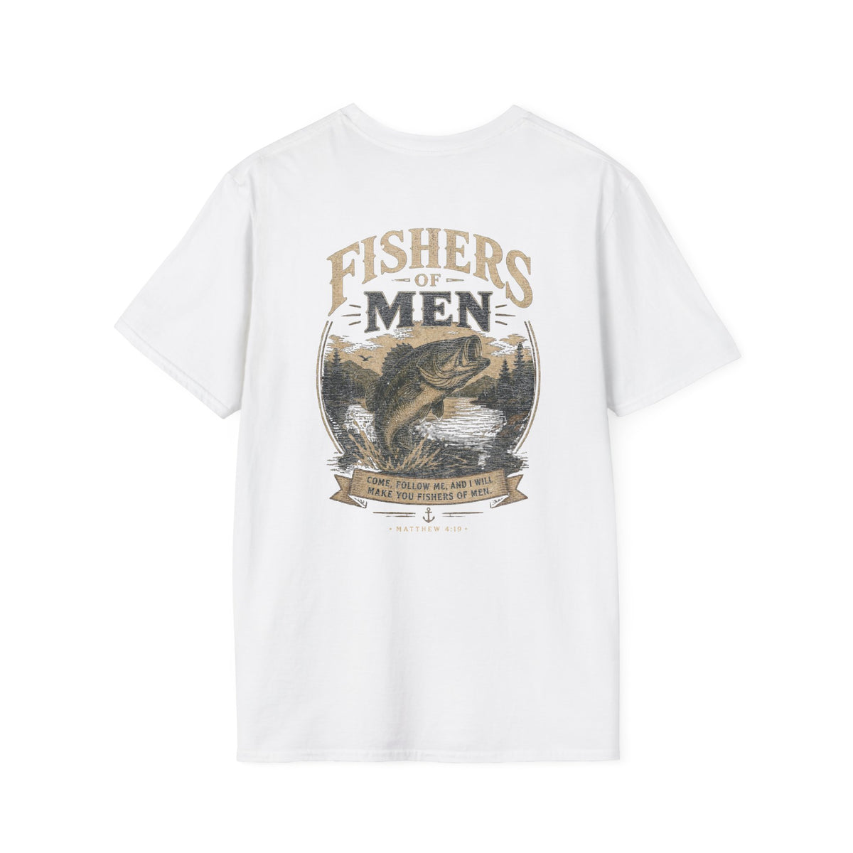 I Will Make You Fishers of Men T-Shirt Christian Men's Outdoor Tee