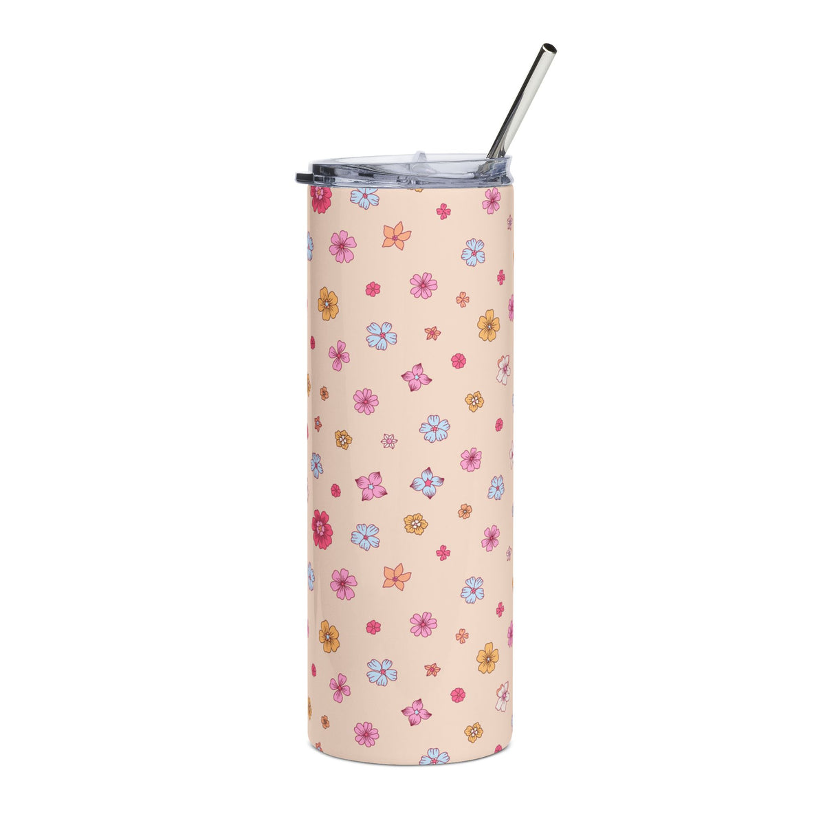 Petite Blooms 20oz Floral Stainless Steel Tumbler Insulated Travel Cup