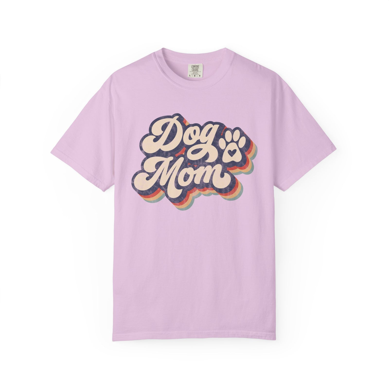 Retro Distressed Dog Mom T-Shirt Cute Dog Lover Tee