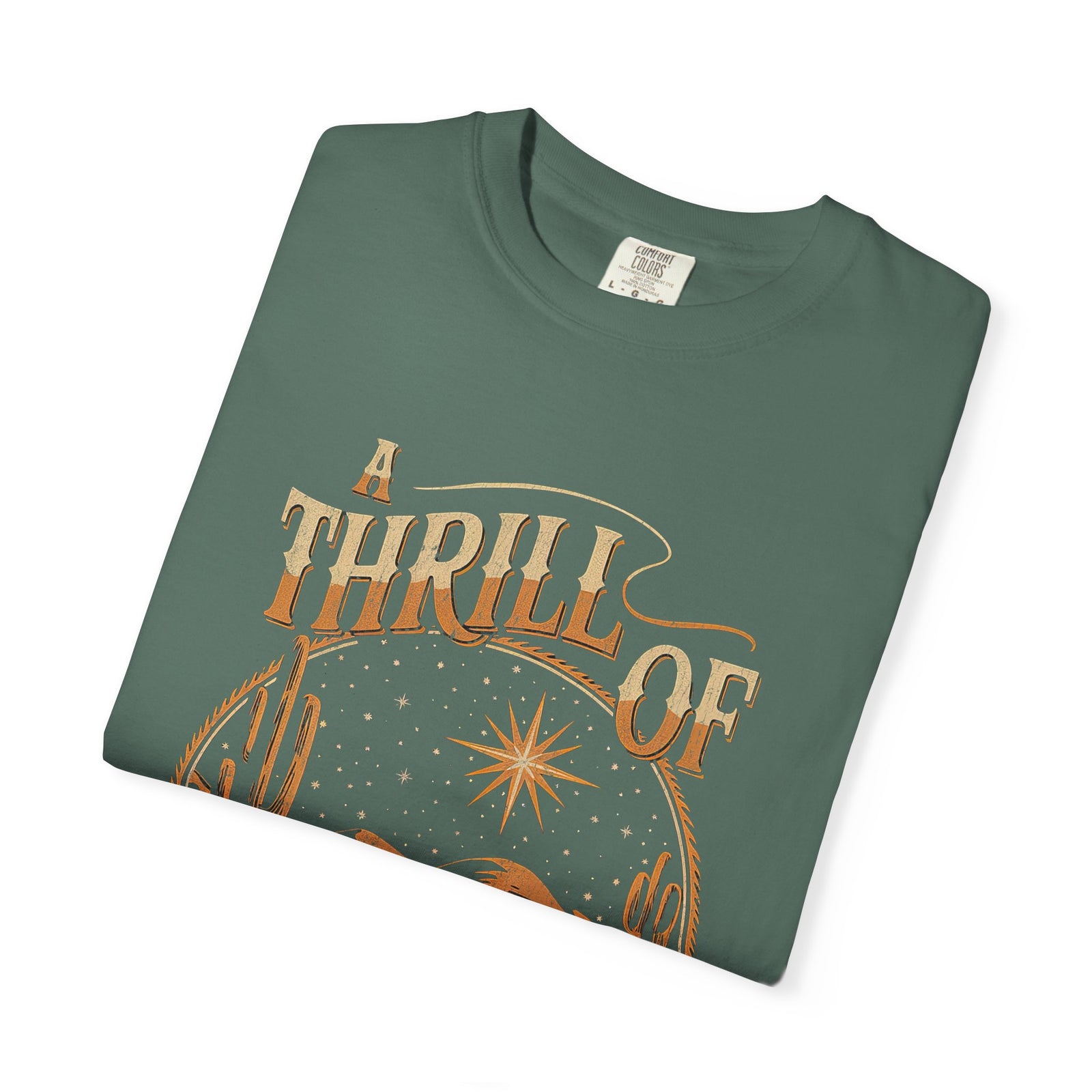 A Thrill of Hope Christmas Eve Distressed T-Shirt Christian Graphic Tee