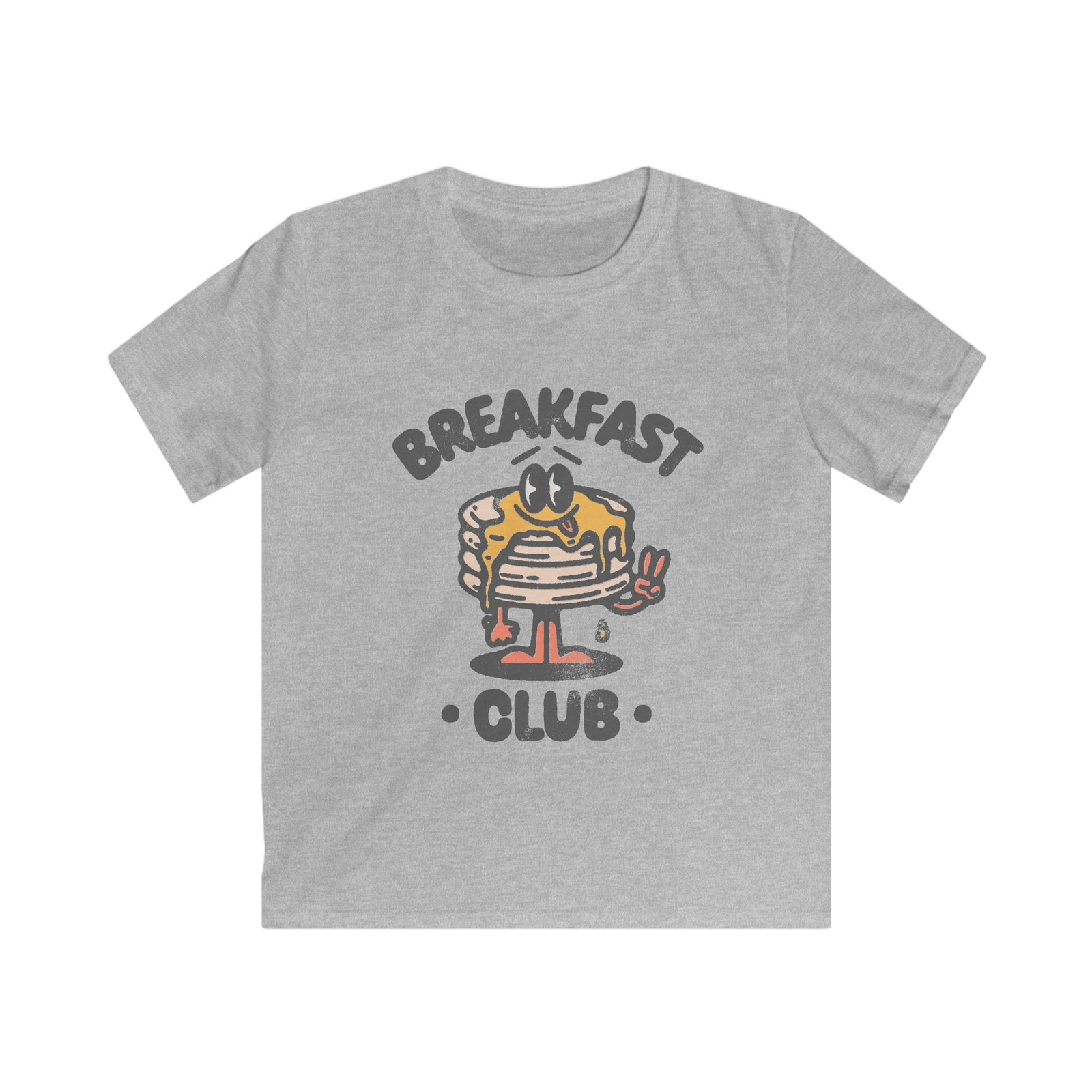 Breakfast Club Kids T‑Shirt — Cute Pancake Graphic Tee for Children