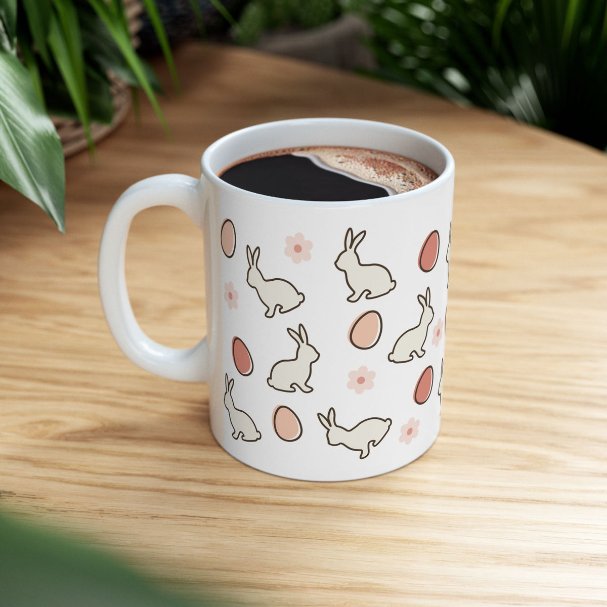 Sweet Bunny Cute Ceramic Mug Coffee Cup (11oz & 15oz)