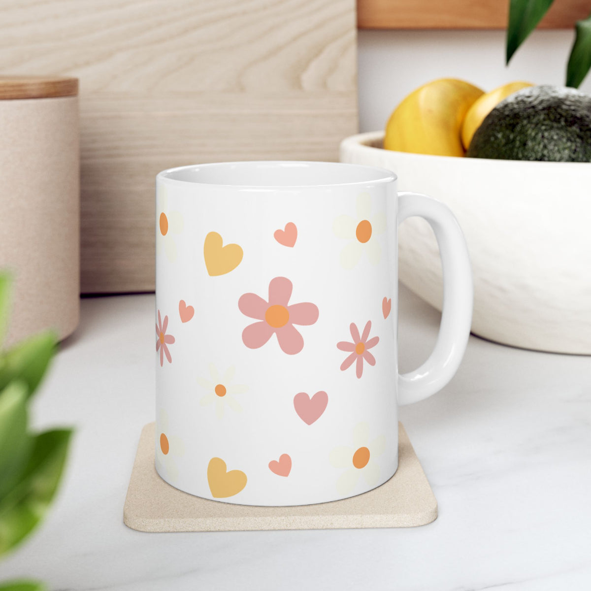 Summer Cute Ceramic Mug Coffee Cup (11oz & 15oz)