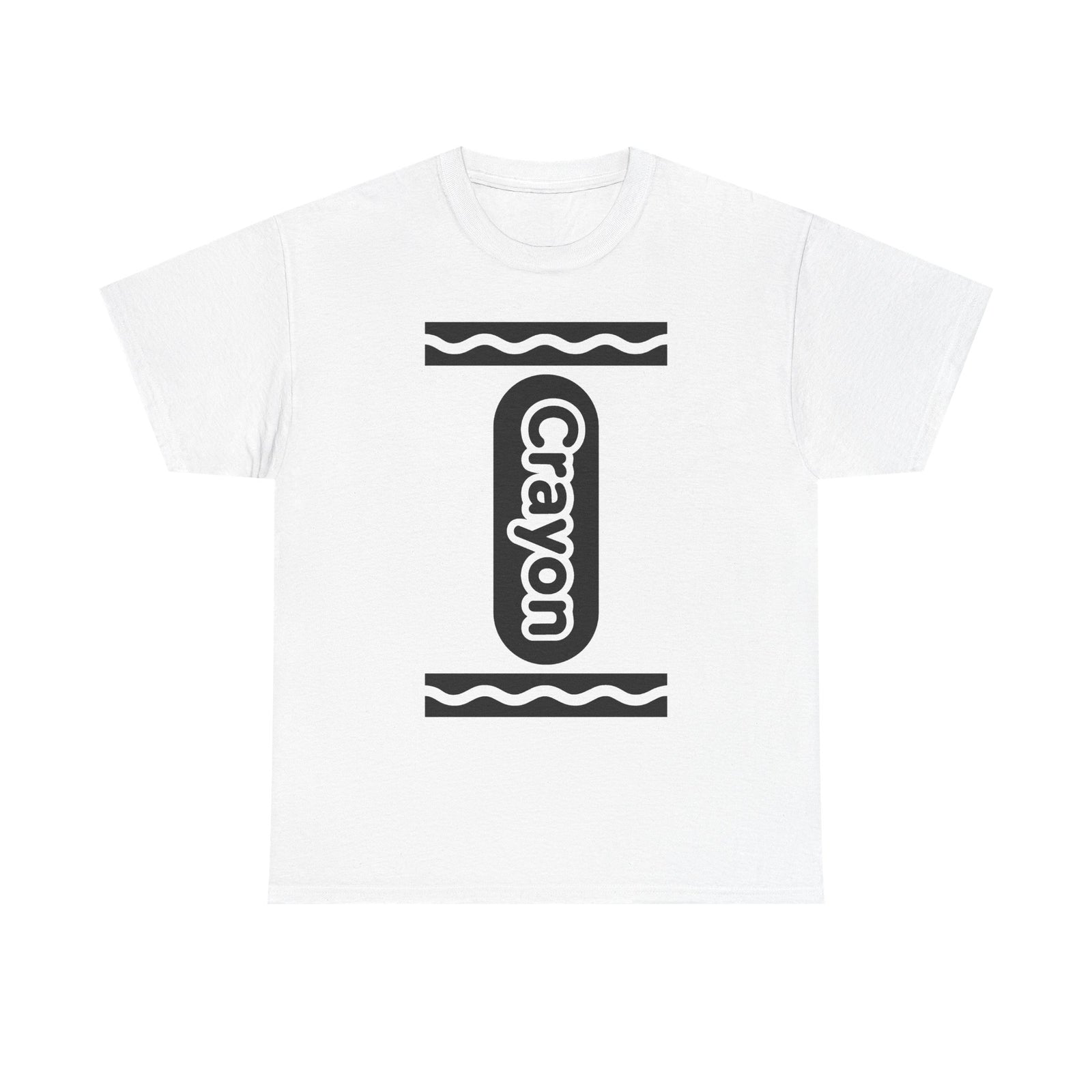 Crayon Costume Tee Retro Crayon Graphic T-Shirt