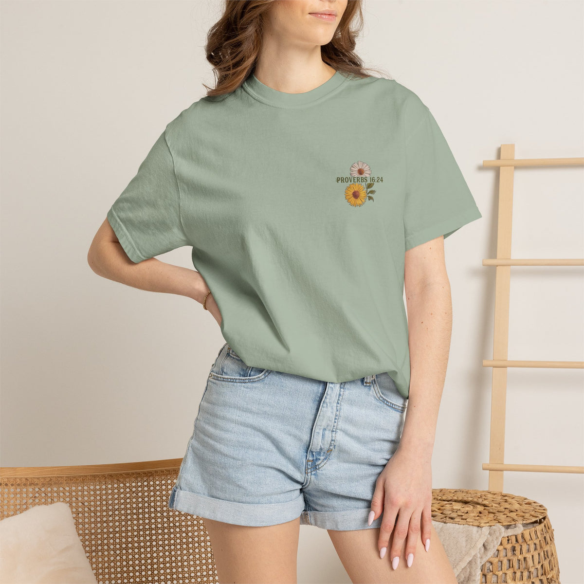 Kind Words are Like Honey T-Shirt Proverbs Bee Floral Tee