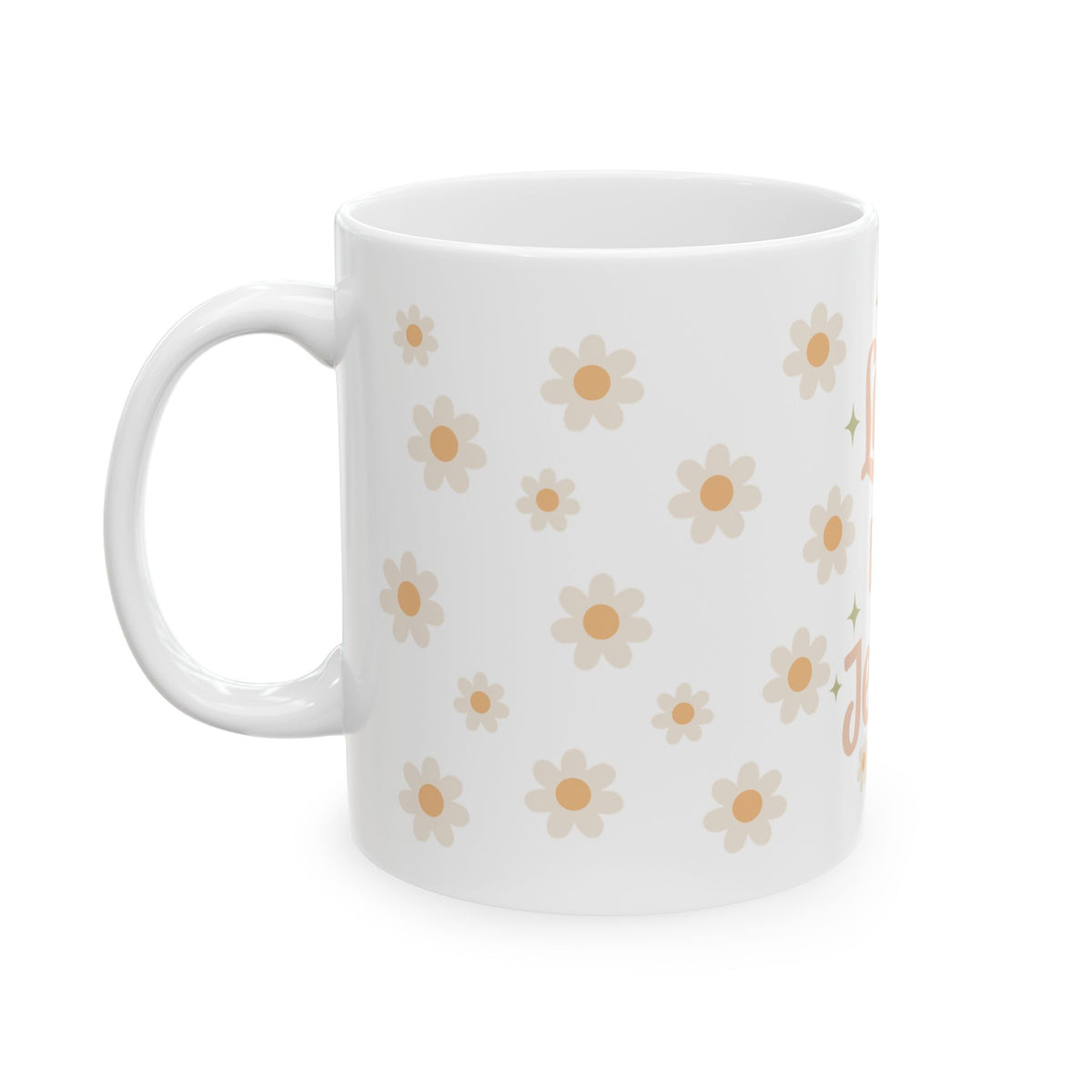 Love Like Jesus Ceramic Mug — Inspirational Christian Coffee Cup (11oz & 15oz)