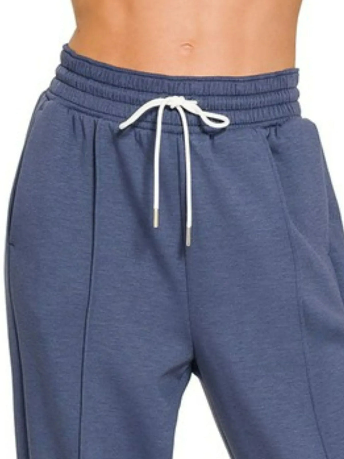 Zenana Drawstring Scuba Sweatpants with Pockets - Sydney So Sweet
